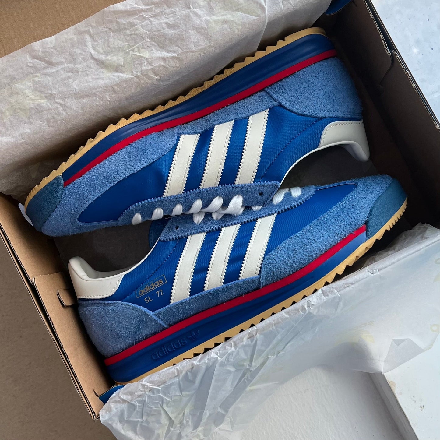 Adidas SL 72 RS XLD "Blue Scarlet"