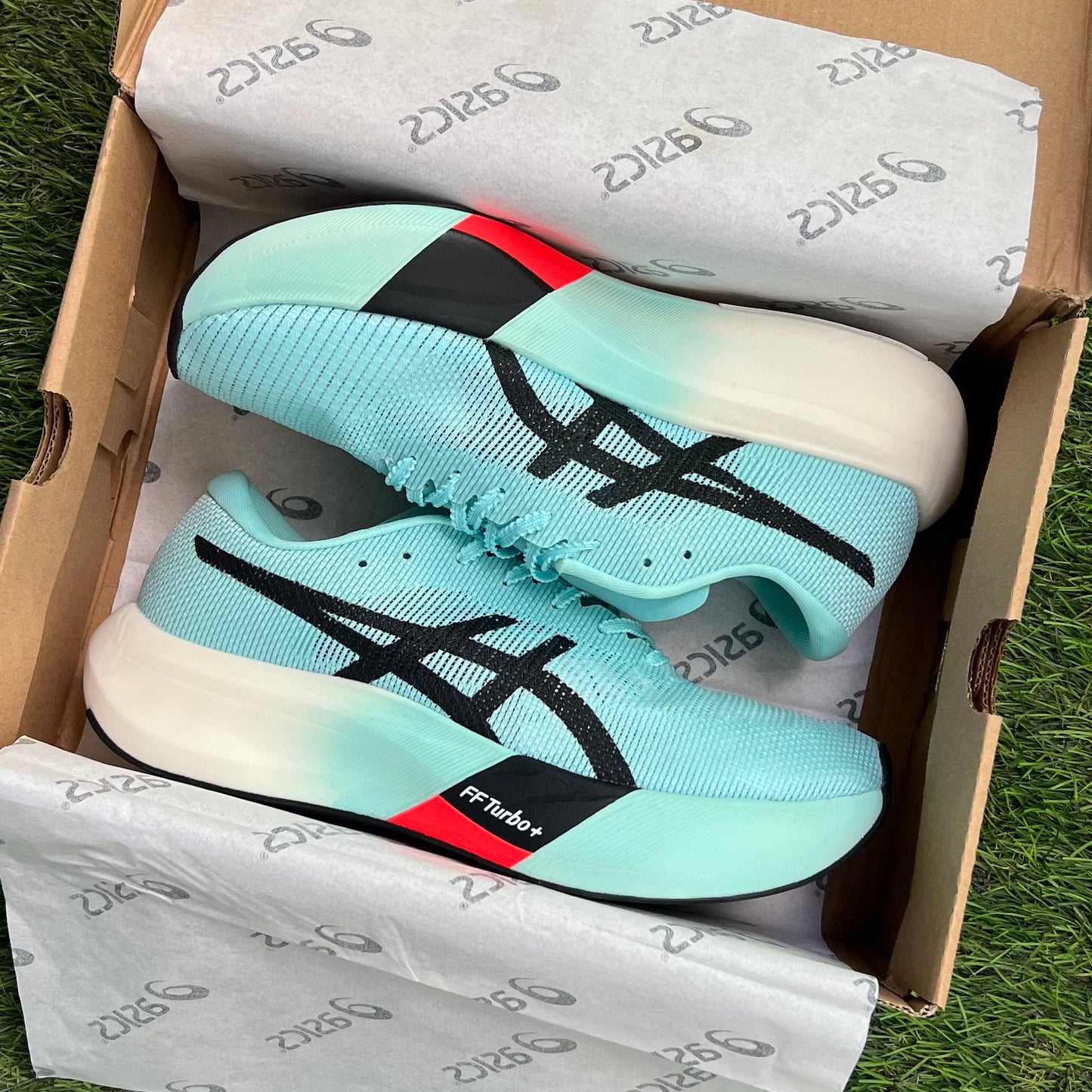 Asics Mesta speed Edge Paris "Illuminate Mint / Black"