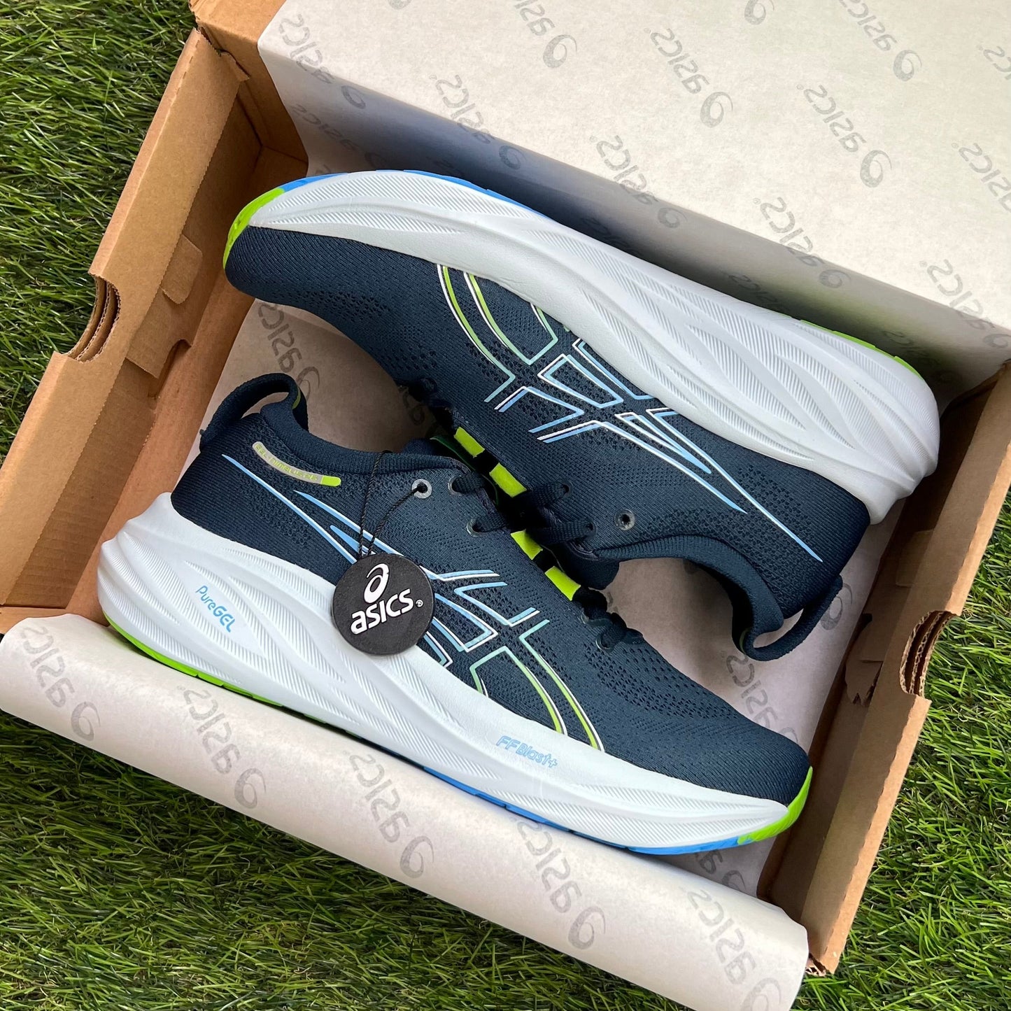 ASICS Gel-Nimbus 26 “French Ble Electric Lime”