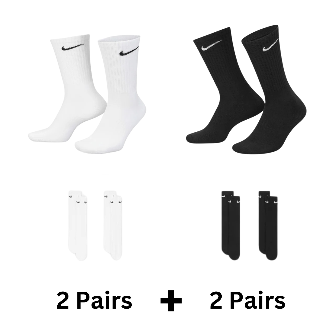 (4 Pairs) Nike Socks