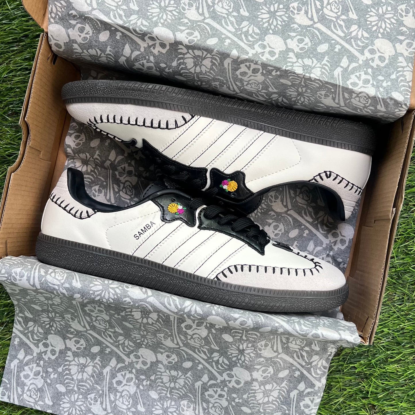 Adidas Samba OG "Día De Los Muertos - White"