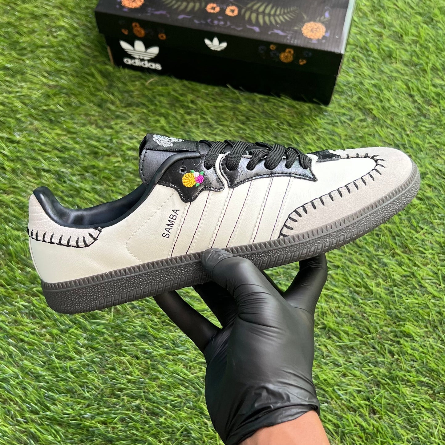 Adidas Samba OG "Día De Los Muertos - White"
