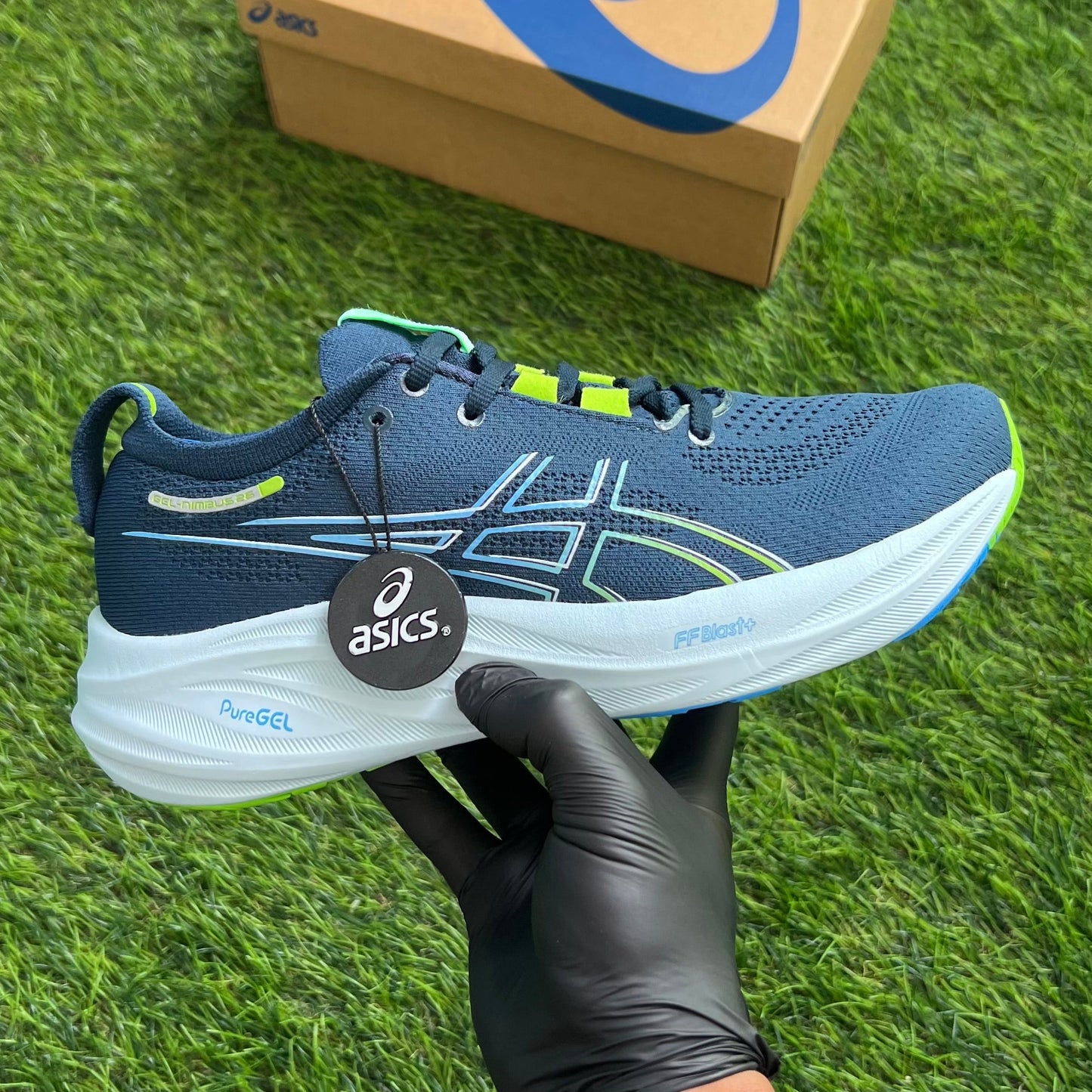 ASICS Gel-Nimbus 26 “French Ble Electric Lime”