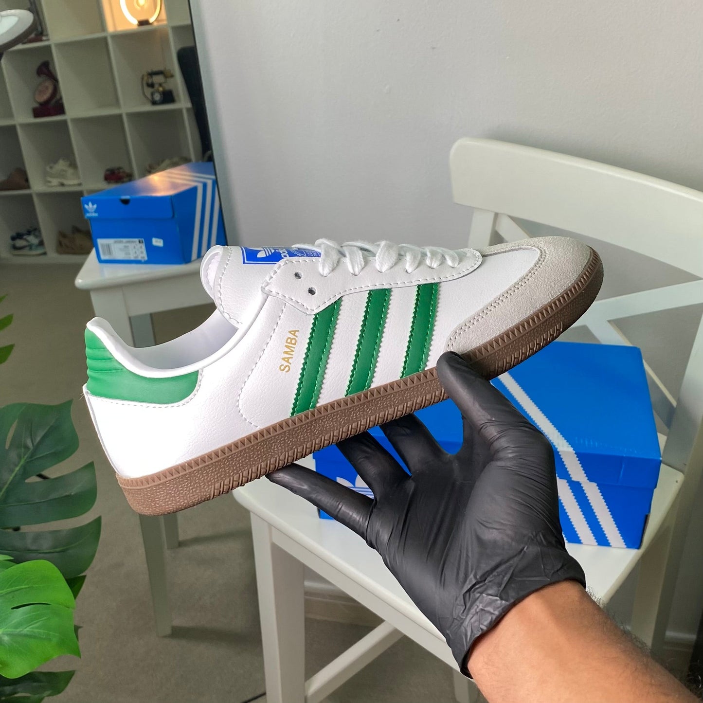 Adidas Samba “White Green”