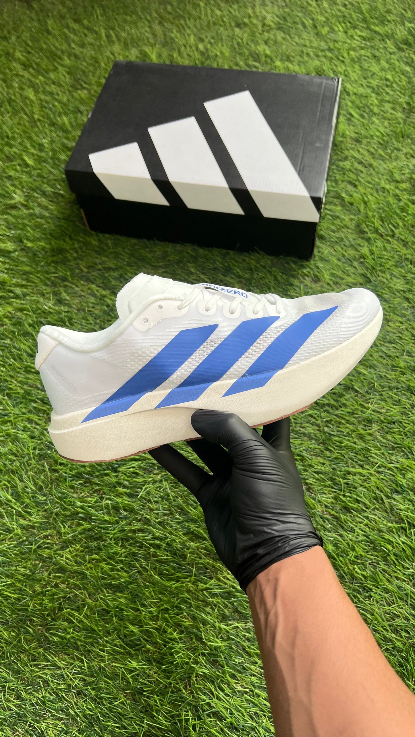 Adizero Evo SL "White Royal Blue"