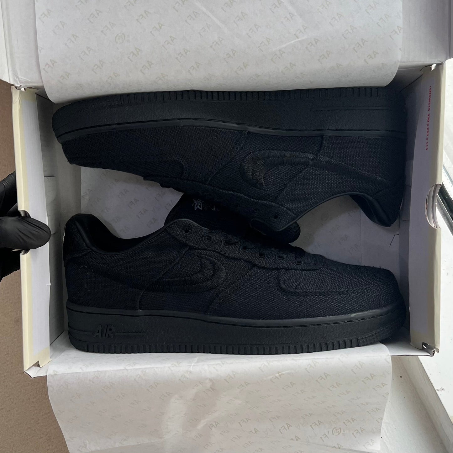 Nike x Stüssy Air Force 1 Low "Black"