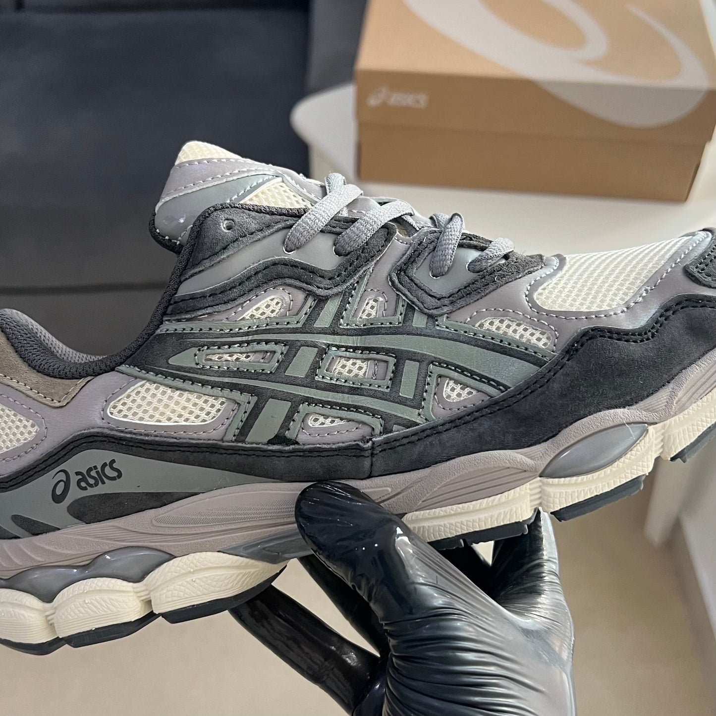 ASICS Gel NYC "Oatmeal Obsidian Grey"