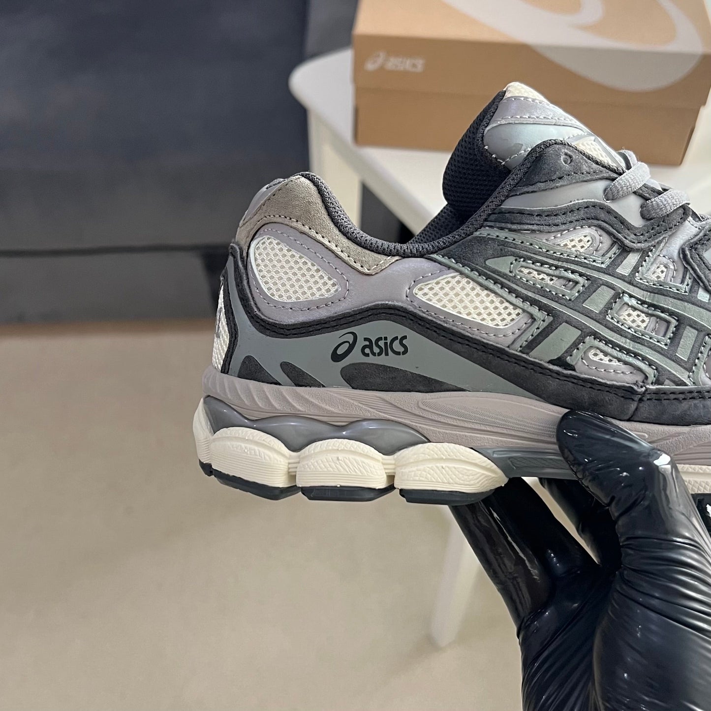 ASICS Gel NYC "Oatmeal Obsidian Grey"