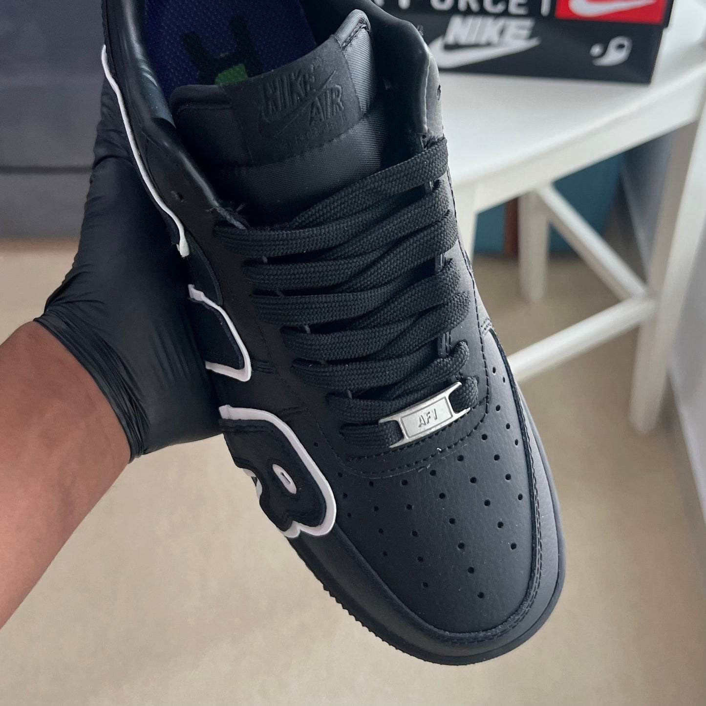 Nike Air Force 1 Low Cactus Plant Flea Market “Black”