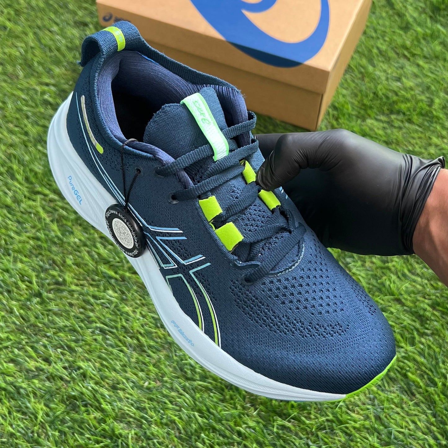 ASICS Gel-Nimbus 26 “French Ble Electric Lime”