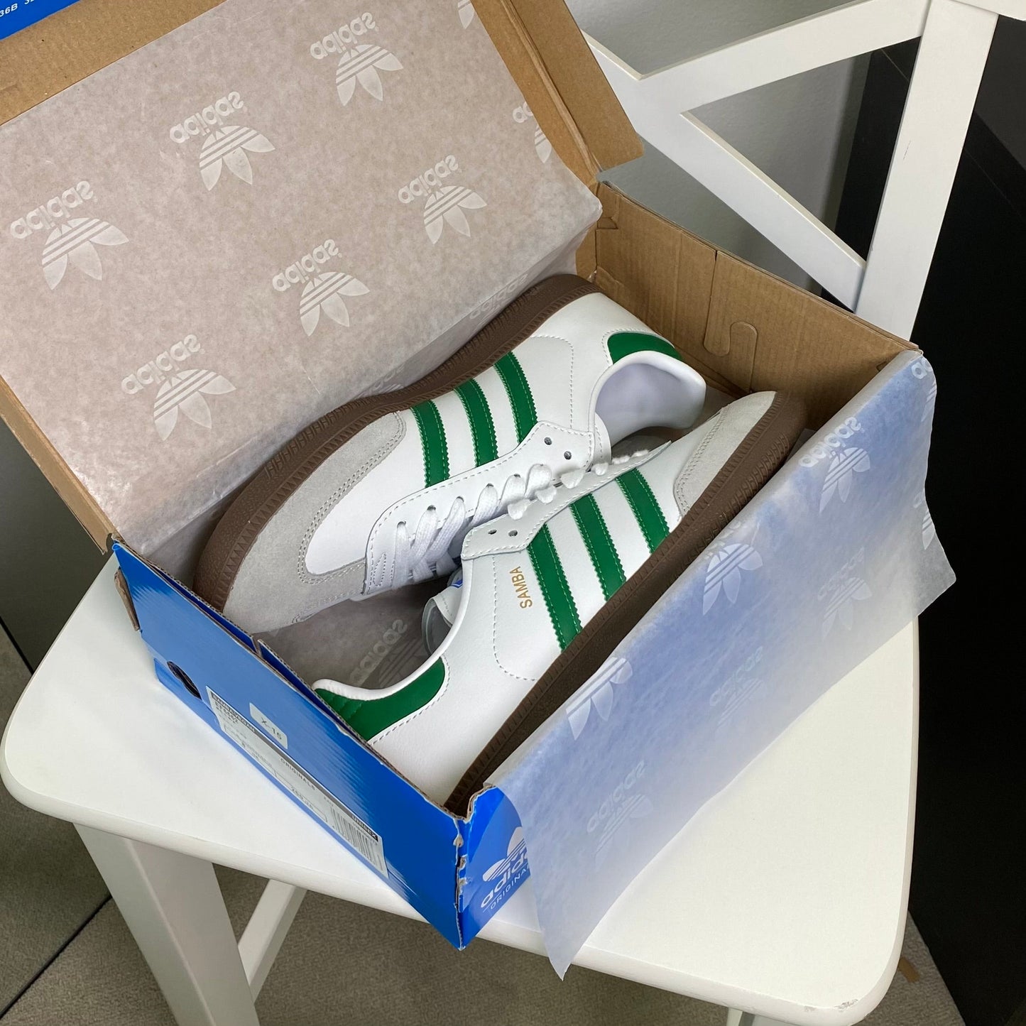 Adidas Samba “White Green”