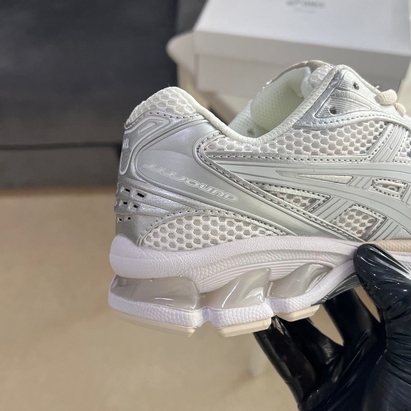 ASICS x JJJJound Gel-Kayano 14 "Silver/White"