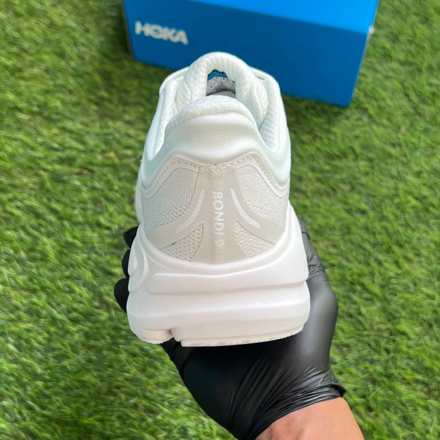 Hoka One One Bondi 9 “Triple White”