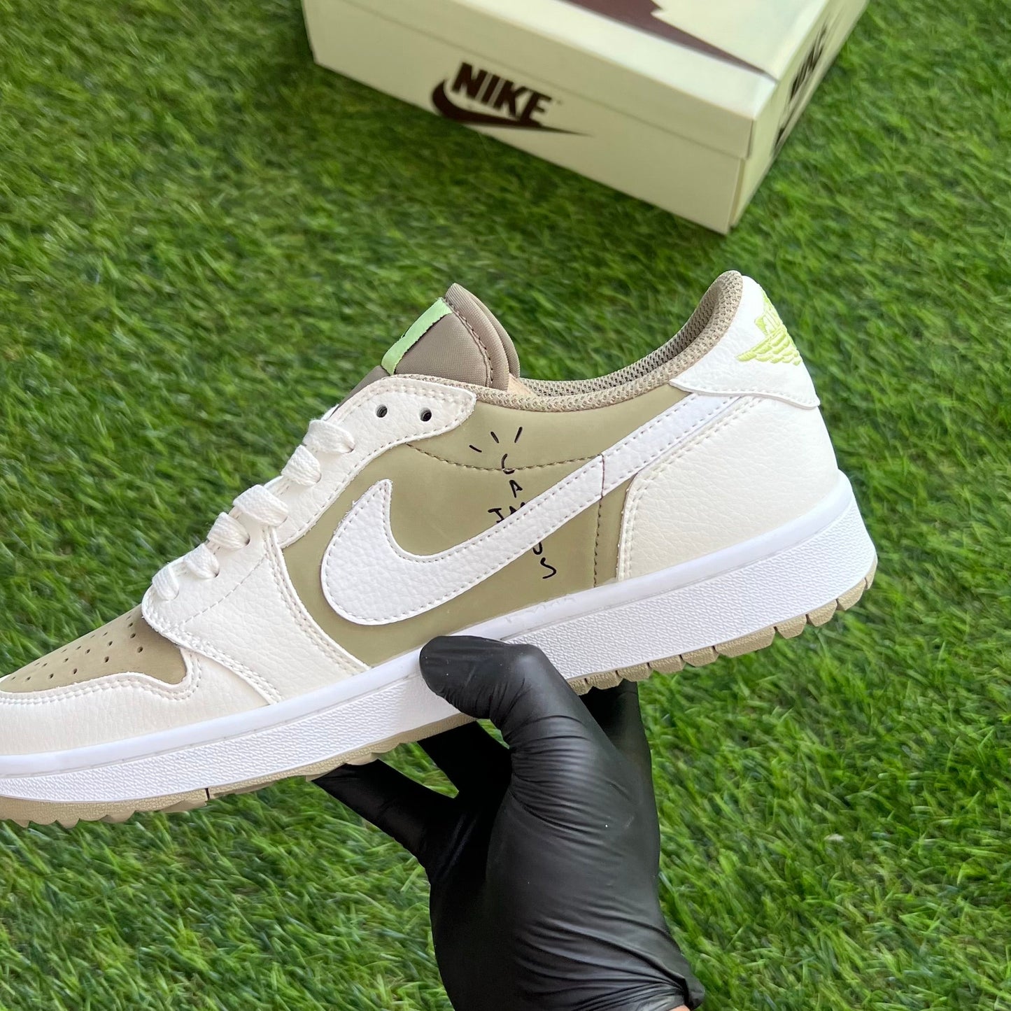 Travis Scott x Jordan 1 Low Golf “Neutral Olive”